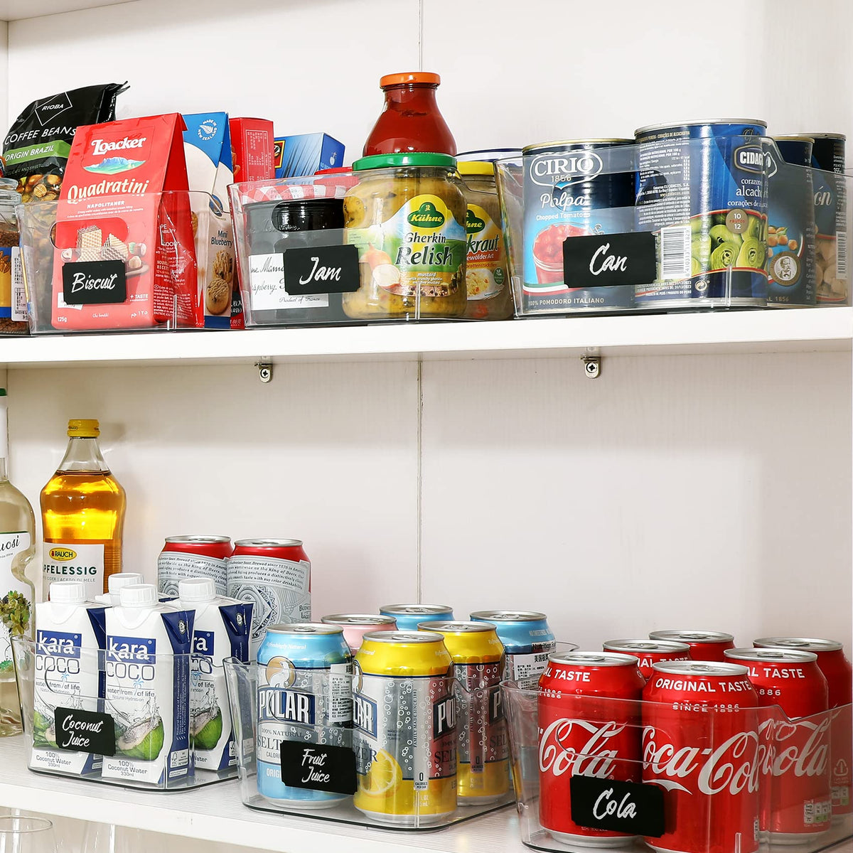 LANDNEOO SoHo labeled bin set for quick item identification