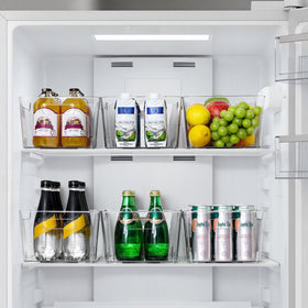 LANDNEOO SOHO pantry organization bin fits snacks, jars, and condiments.