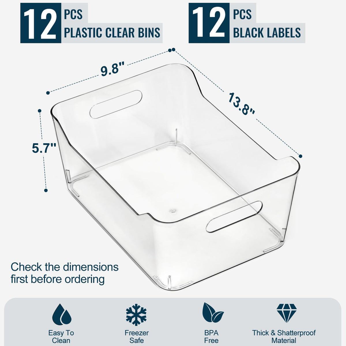 LANDNEOO SOHO labels and bins showing quick content labeling