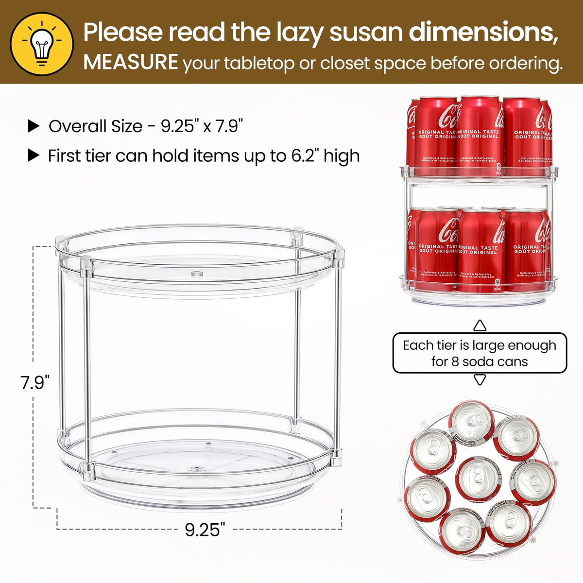 LANDNEOO spice rack rotation on kitchen counter for easy spice access.