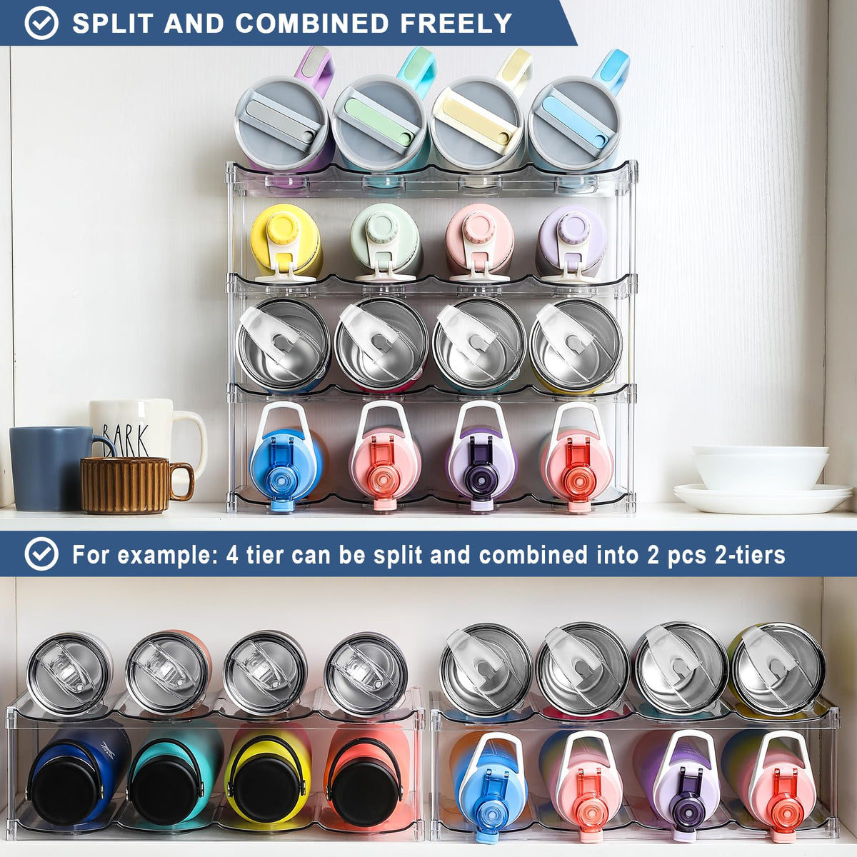 LANDNEOO stackable rack design showcases flexible tiers for space optimization