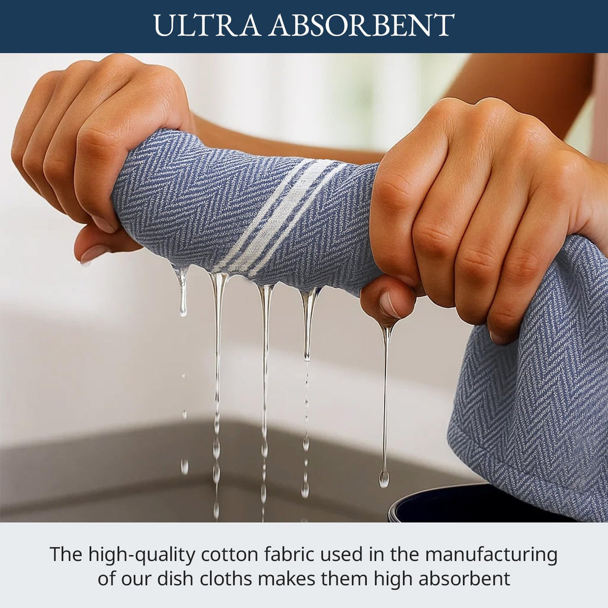 Lane Linen towels are durable and machine washable for busy kitchen routines.