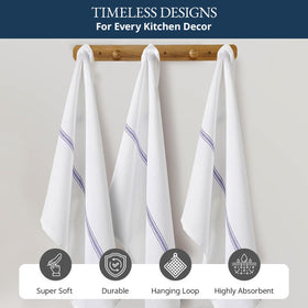 Lane Linen cotton dish cloths are machine washable for easy care