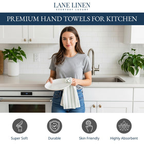 Lane Linen cotton dishcloths absorbent and durable for daily cleanup