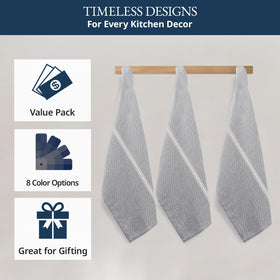 Lane Linen dish-drying and hand towels blend practicality with a refined look.