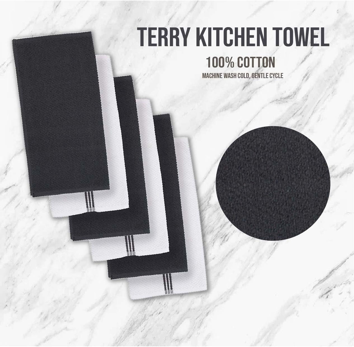 Lane Linen dishcloths in action for fast, streak-free cleaning.