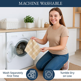 LANE LINEN durable cotton towels withstand repeated washing over time