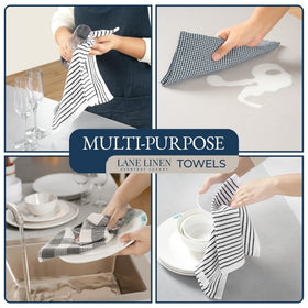 Lane Linen flour sack tea towels ideal for baking and glass polishing