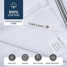 Lane Linen gift-ready packaging makes a thoughtful kitchen towel gift.