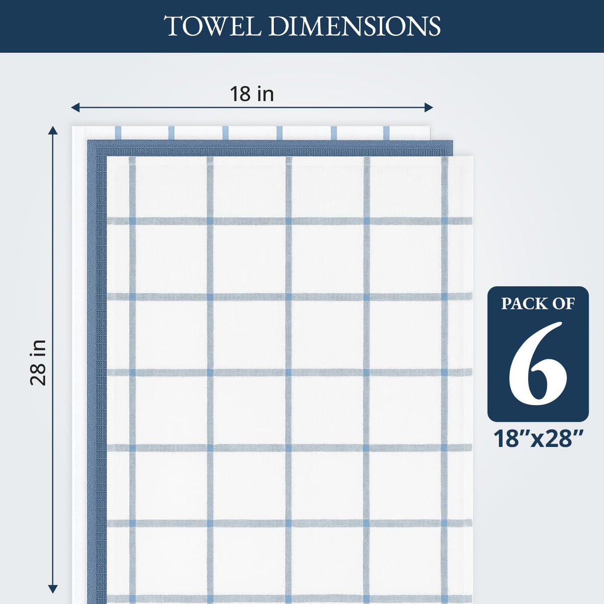 Lane Linen Indigo Towels Absorbent Close-Up, show natural cotton quality and softness.