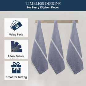 Lane Linen 15x25 inch towels dry hands and dishes with ease.