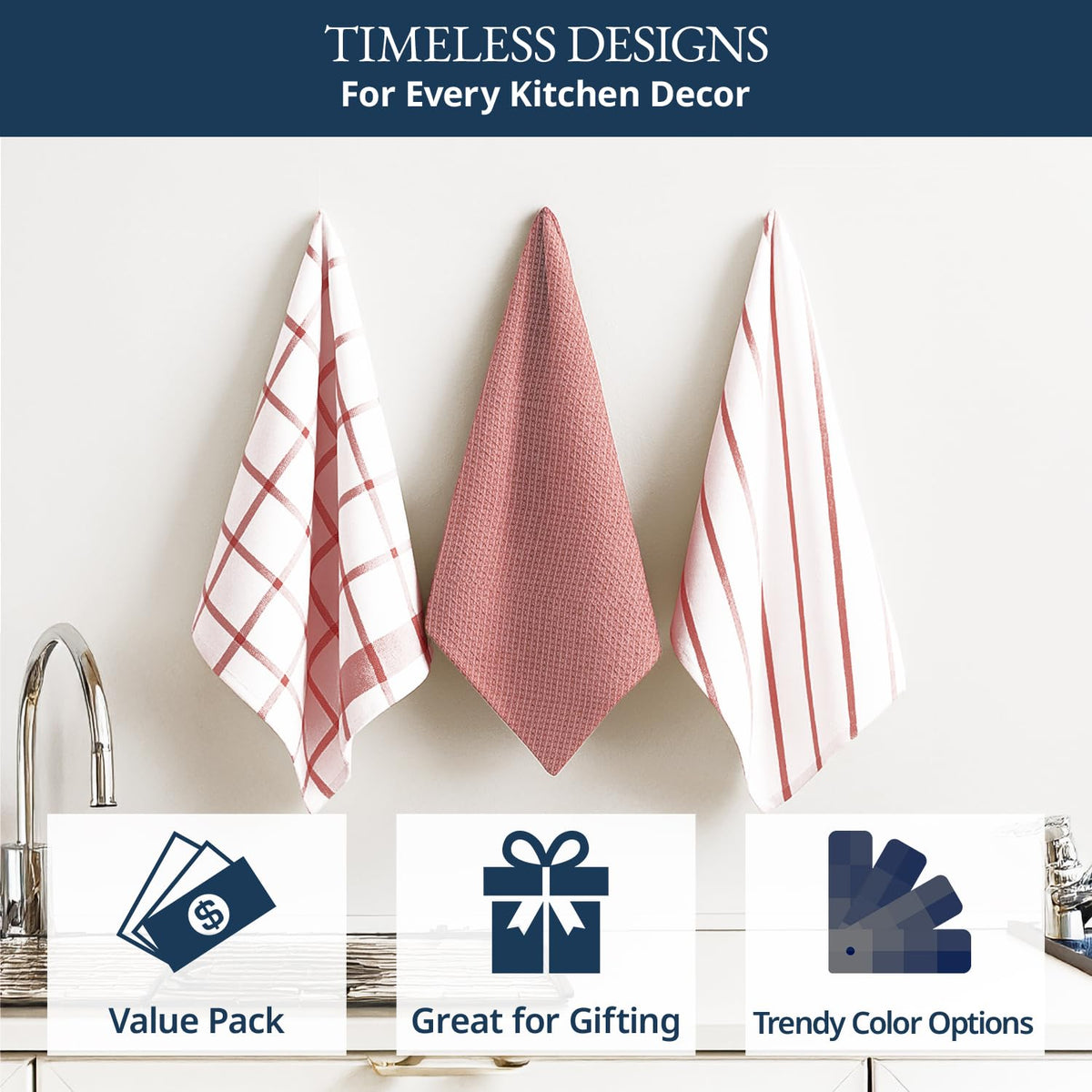 Lane Linen towels are machine washable and easy to care for