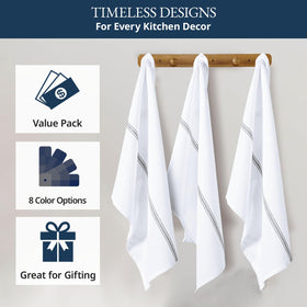 Lane Linen machine washable towels simplify care in busy kitchens.