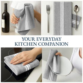 Lane Linen multi-use towels suited for drying, wiping, or serving tasks.