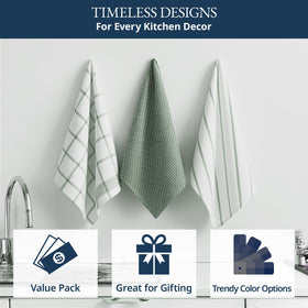 Lane Linen olive tea towels ideal for careful drying of glassware