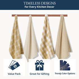 LANE LINEN reusable towels in beige serve as a practical eco-friendly alternative