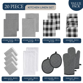 Lane Linen terry dish cloths offer heavy-duty scrubbing power