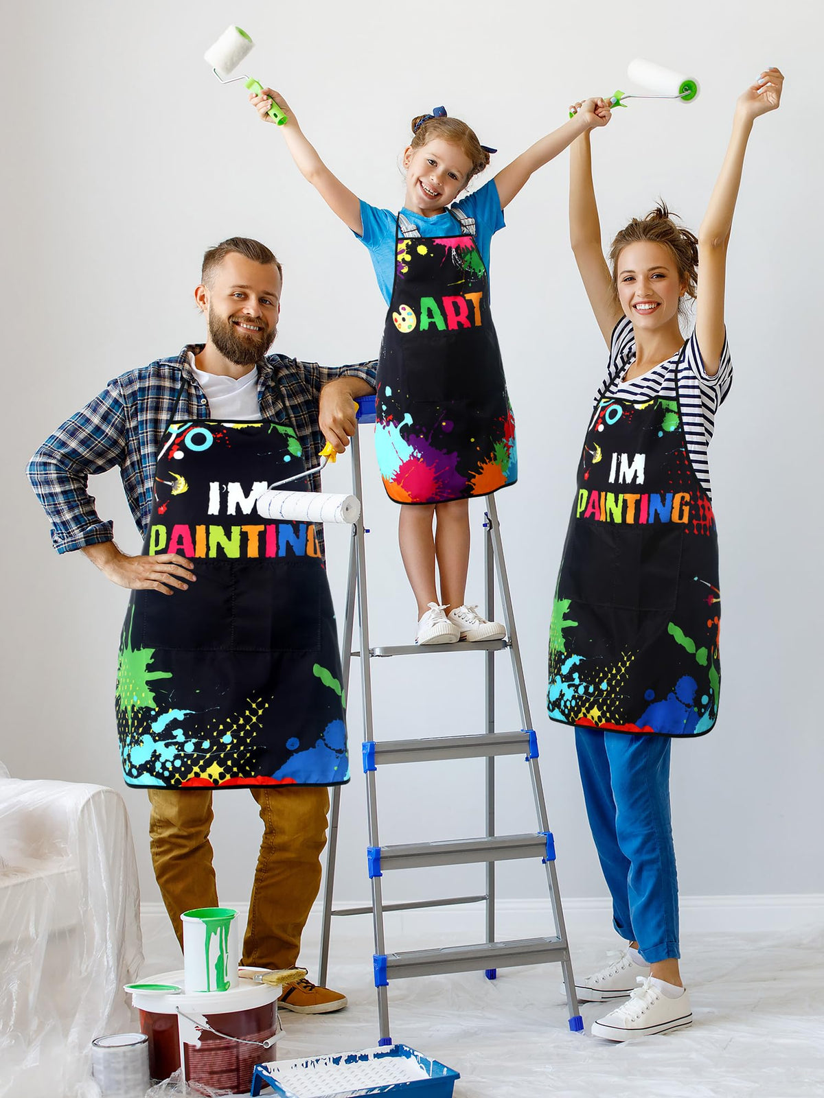 Langyiwee artist apron gift set ideal for teachers and students