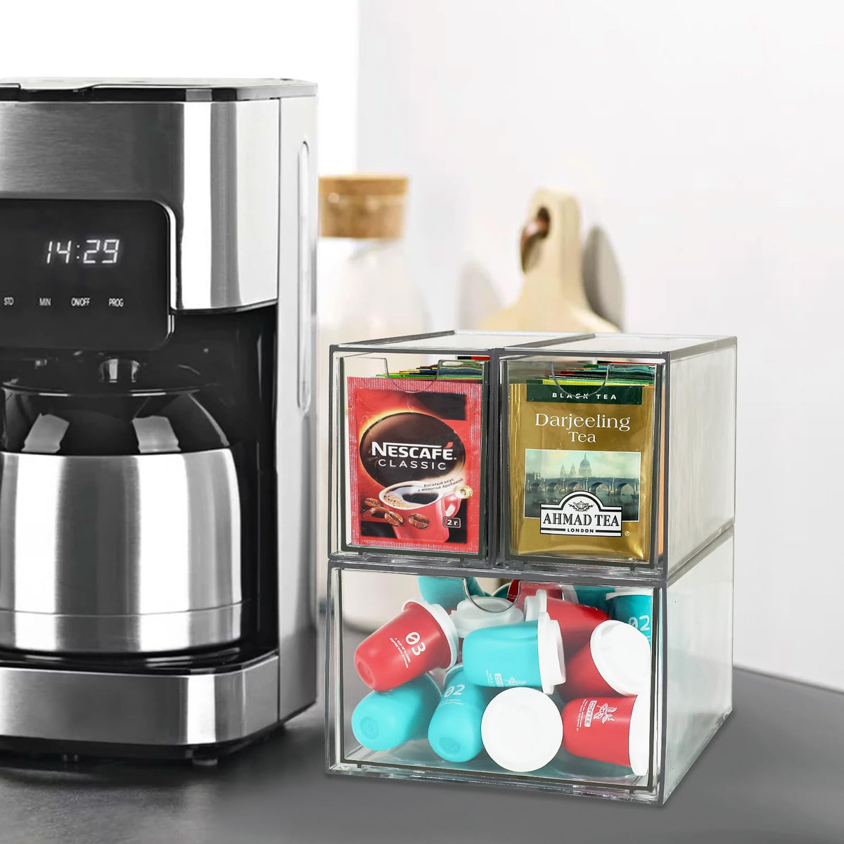 BPA-free, durable plastic ensures safe daily use.