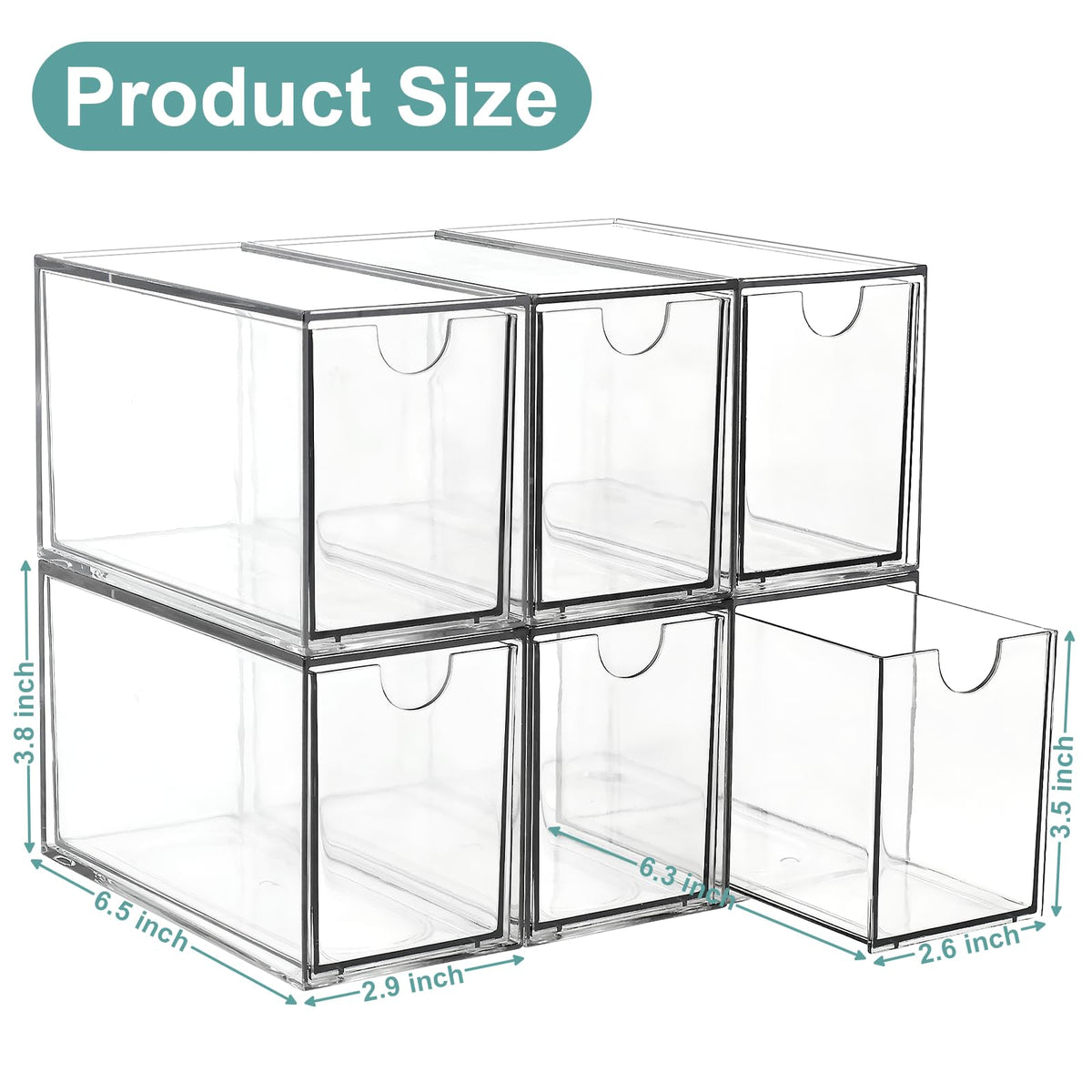 LANLISA stackable tea storage saves counter space with vertical organization.