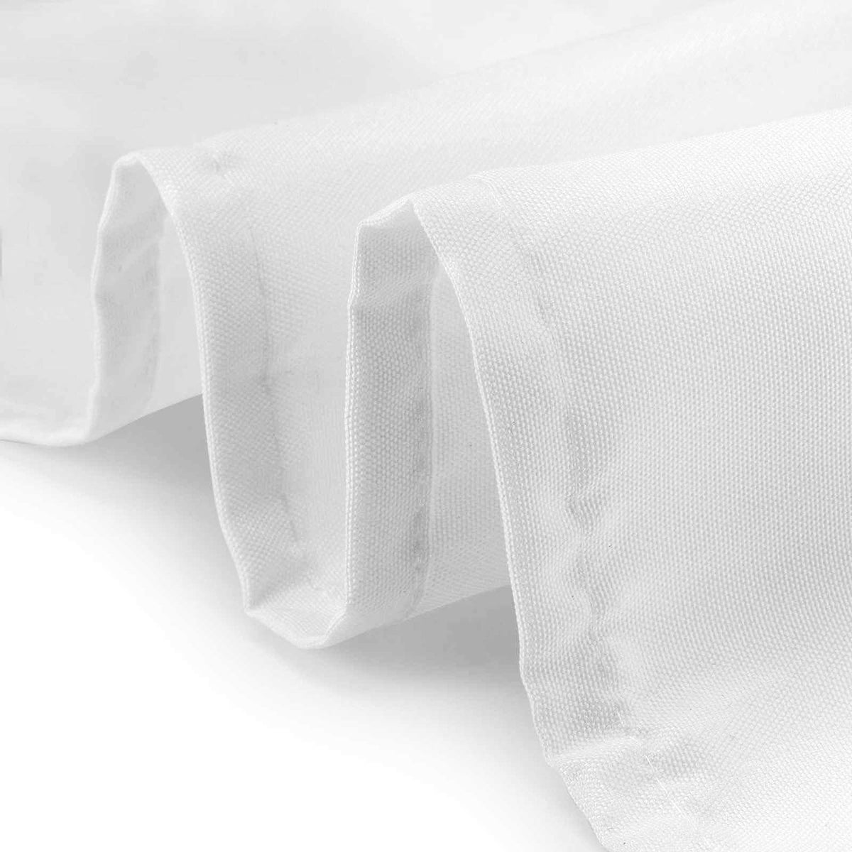 Lann's Linens 120-round restaurant dining provides durable table coverage for service