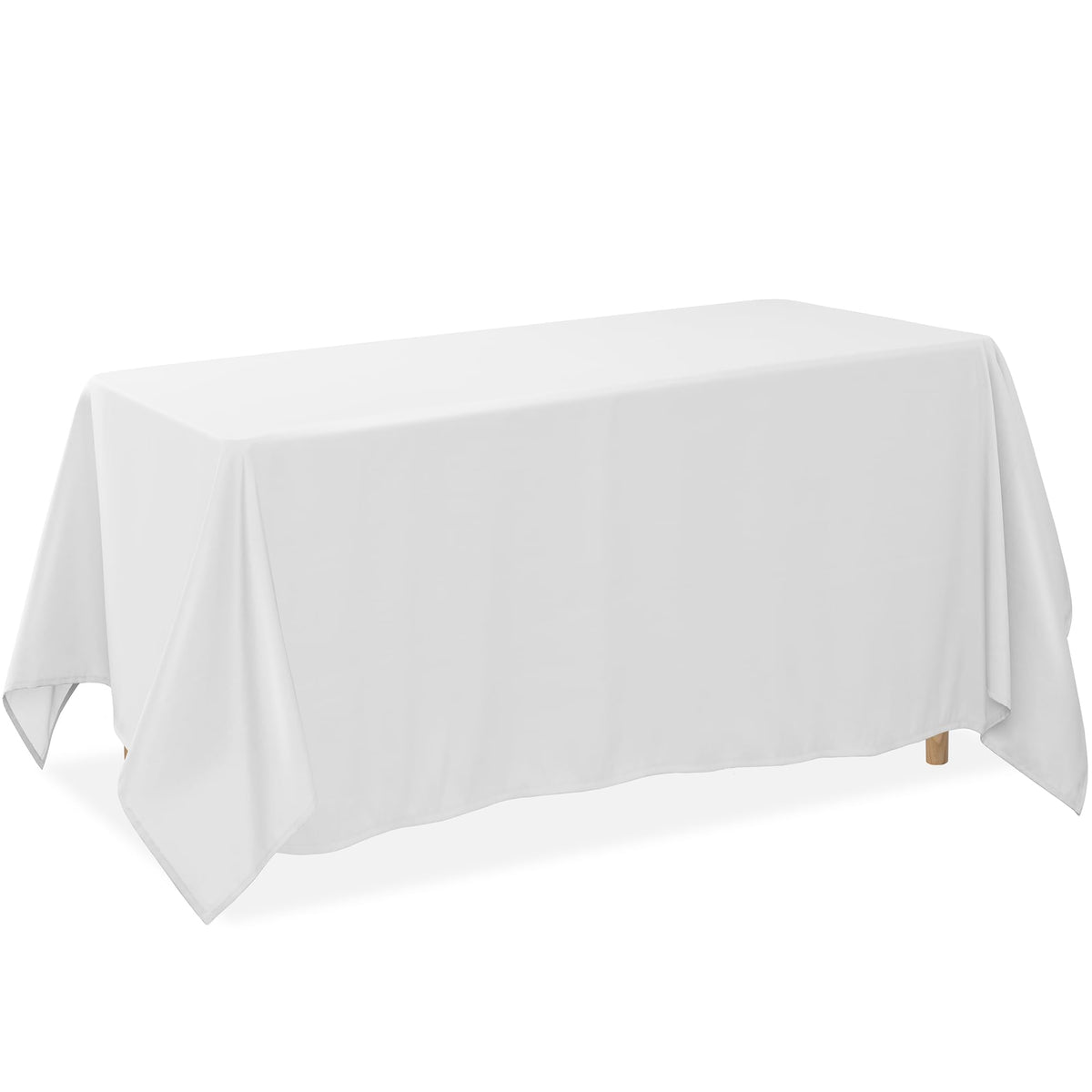 Lann's Linens tablecloth edge and hem for a crisp, durable finish.