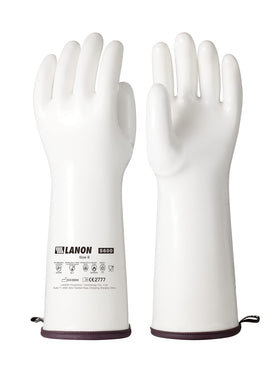 LANON Protection 15in silicone oven gloves, heat-resistant exterior for safe oven handling