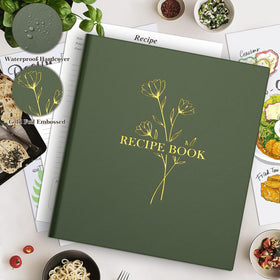 Lanpn recipe binder inside pages with space for notes and writing area