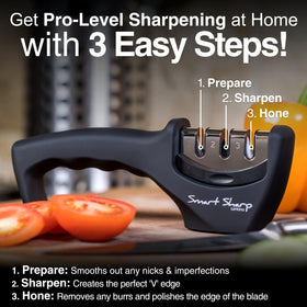 Lantana Smart Sharp tungsten carbide plates sharpening kitchen knives quickly