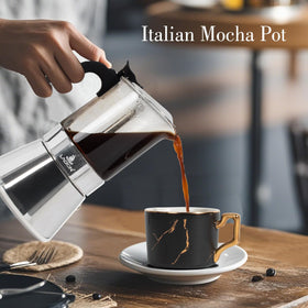 LAOION 360 ml capacity yields nine small espresso servings