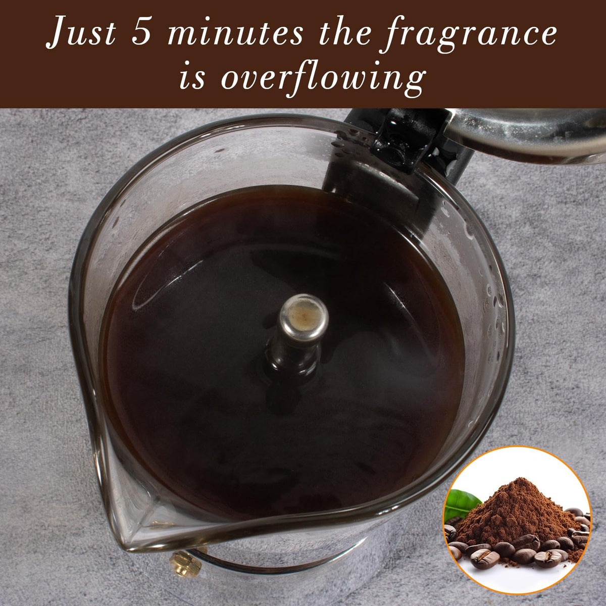 LAOION Cuban-Italian coffee maker for rich, aromatic mornings