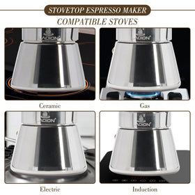 LAOION stainless steel construction ensures durable, rust-proof daily use