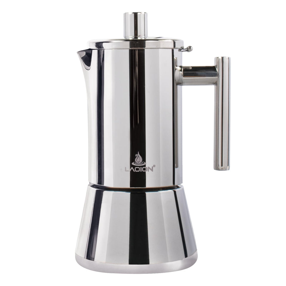 LAOION stovetop espresso maker base water reservoir for steady heating