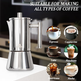 LAOION sleek stainless steel finish adds kitchen style