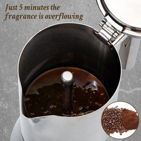 LAOION sturdy handle for safe, comfortable brewing