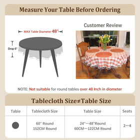 Laolitou buffalo plaid pattern complements rustic dining decor.