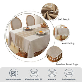 Laolitou fabric is machine washable for quick cleanup after gatherings.