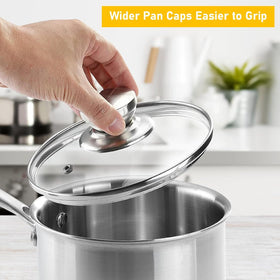 Laplad compatible 10-inch lid for Oxo T-Fal All-Clad and more
