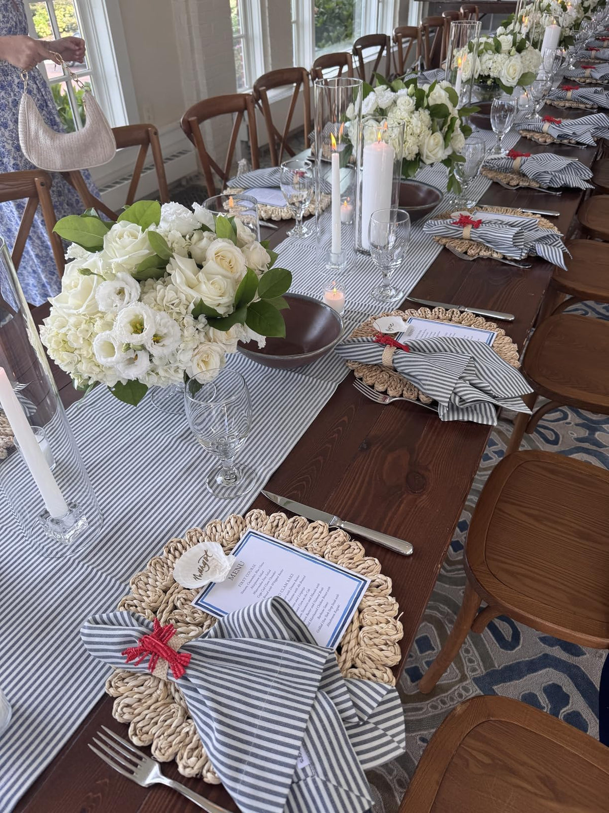 Laquedecraft corn husk placemats suitable for weddings and events