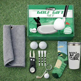 Larchio funny golf socks with playful design and comfort.