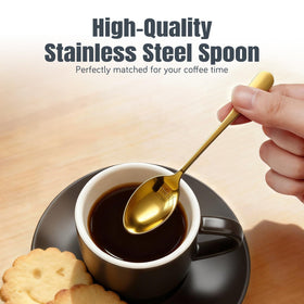 Lareina stackable storage solution helps save counter space after use