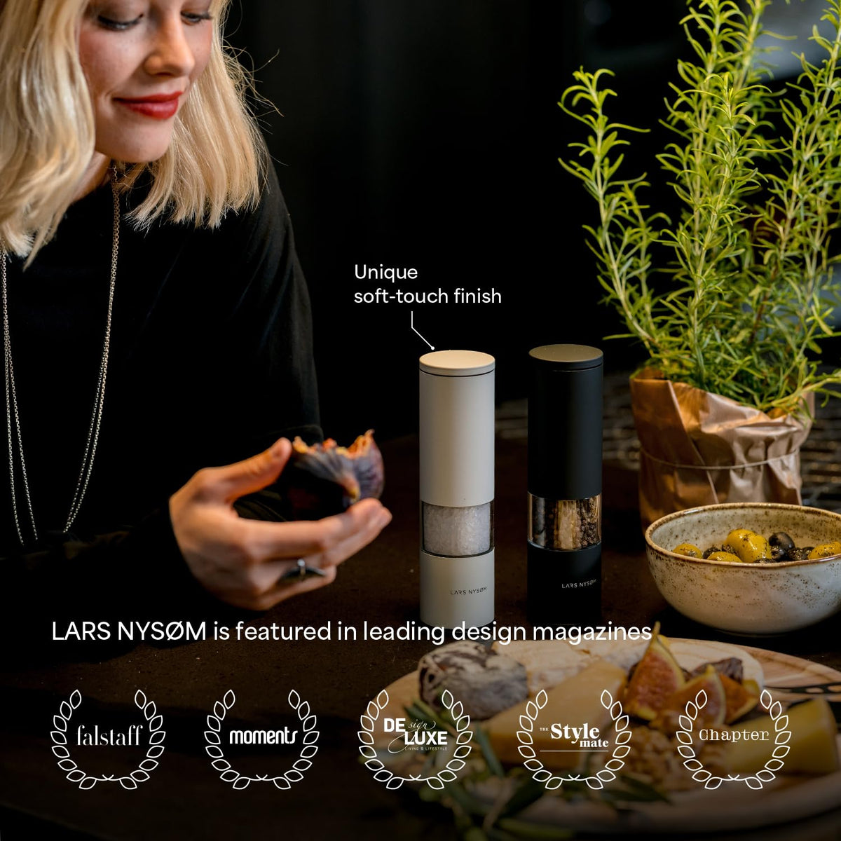 LARS NYSØM bottom cap prevents crumbs and keeps worktop clean