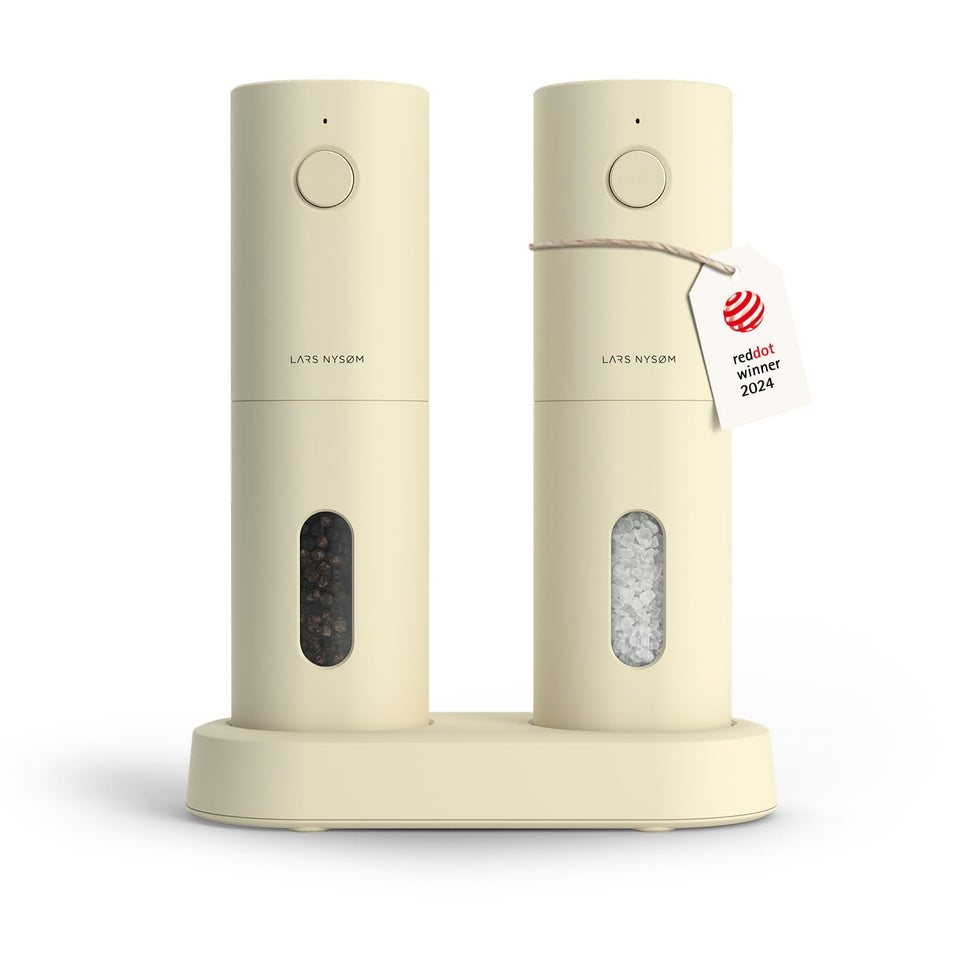 LARS NYSØM electric salt and pepper grinder set for table seasoning