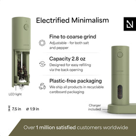 LARS NYSØM Spænding USB rechargeable grinder highlights cordless convenience