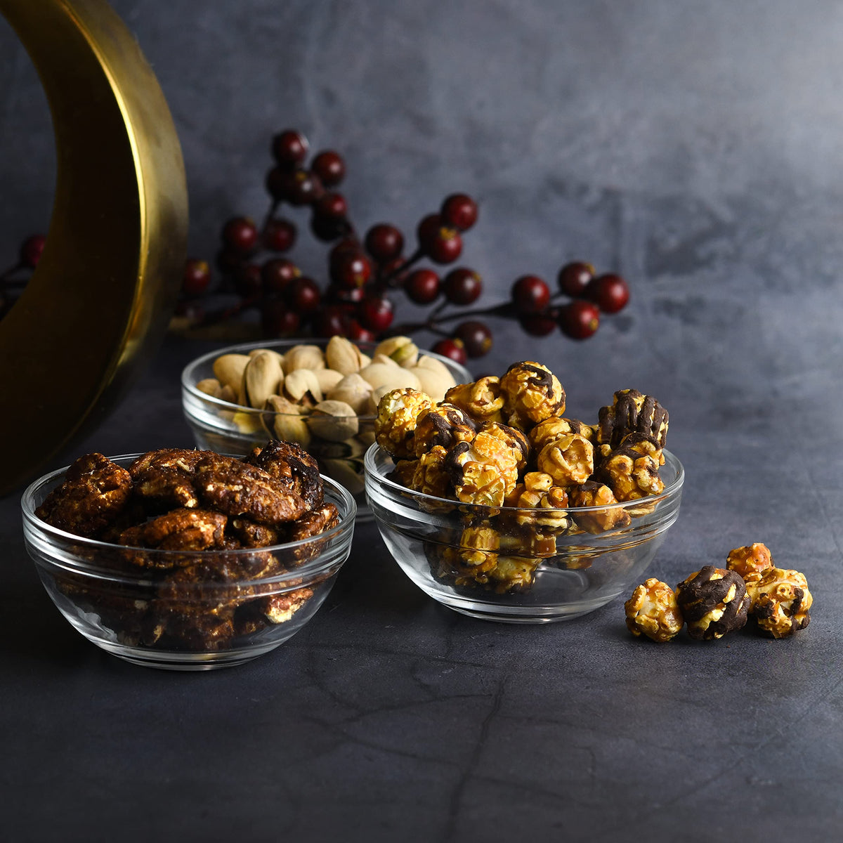 Lartique clear prep bowls show contents at a glance.