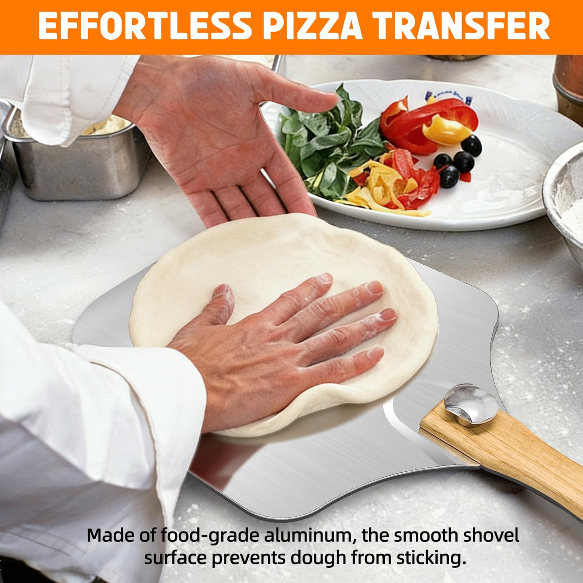 Lasado rocker cutter with cover for clean, precise slices.