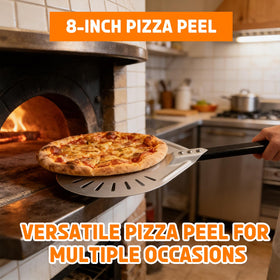 Lasado pizza server for quick, tidy serving.