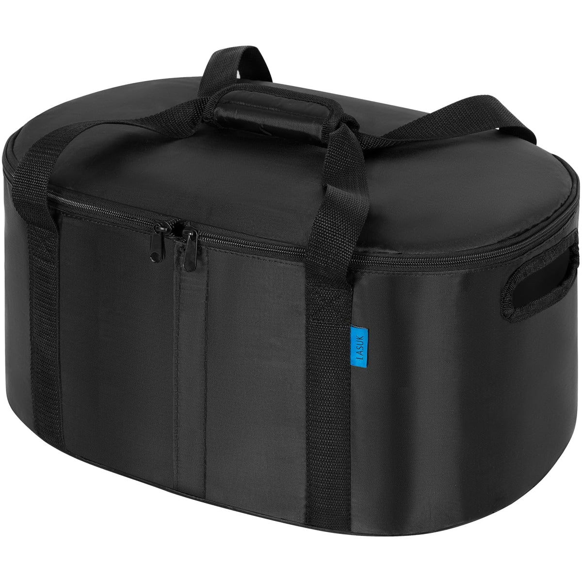 LASUK bag front-zip opening for easy access to your slow cooker