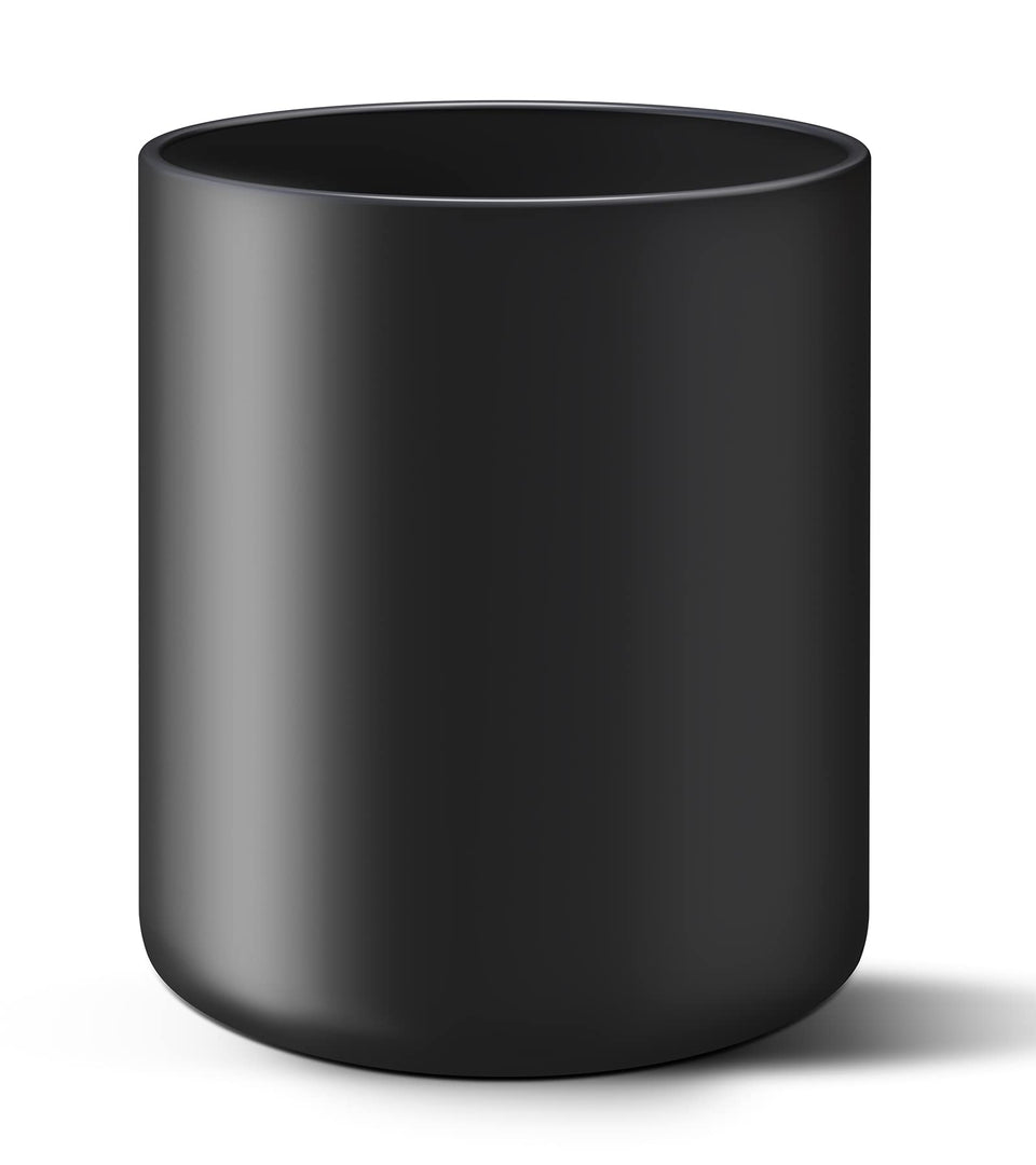 LATCHHOOK ceramic utensil holder on countertop, durable and easy to clean.