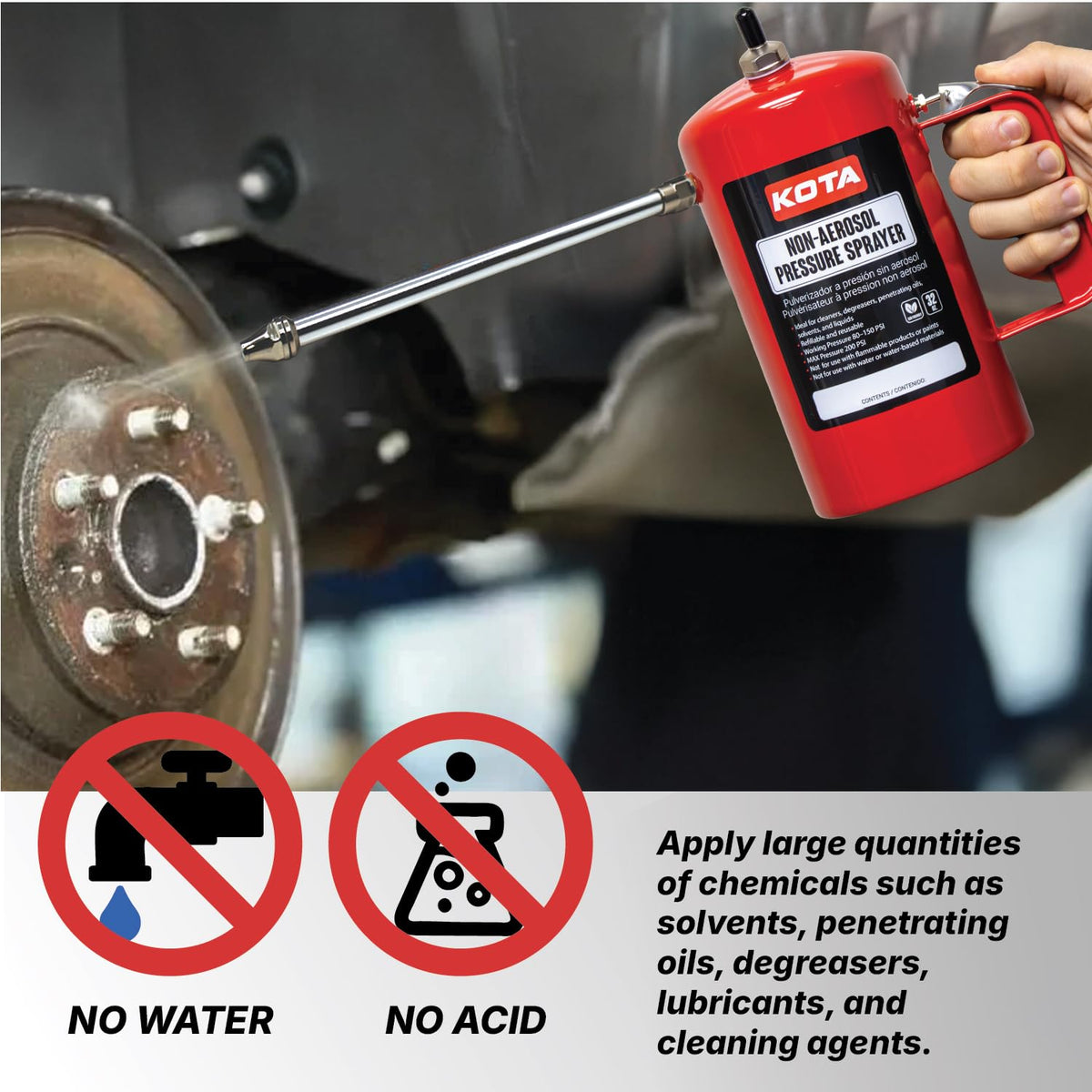 LAUCO fluid compatibility for non-flammable automotive liquids